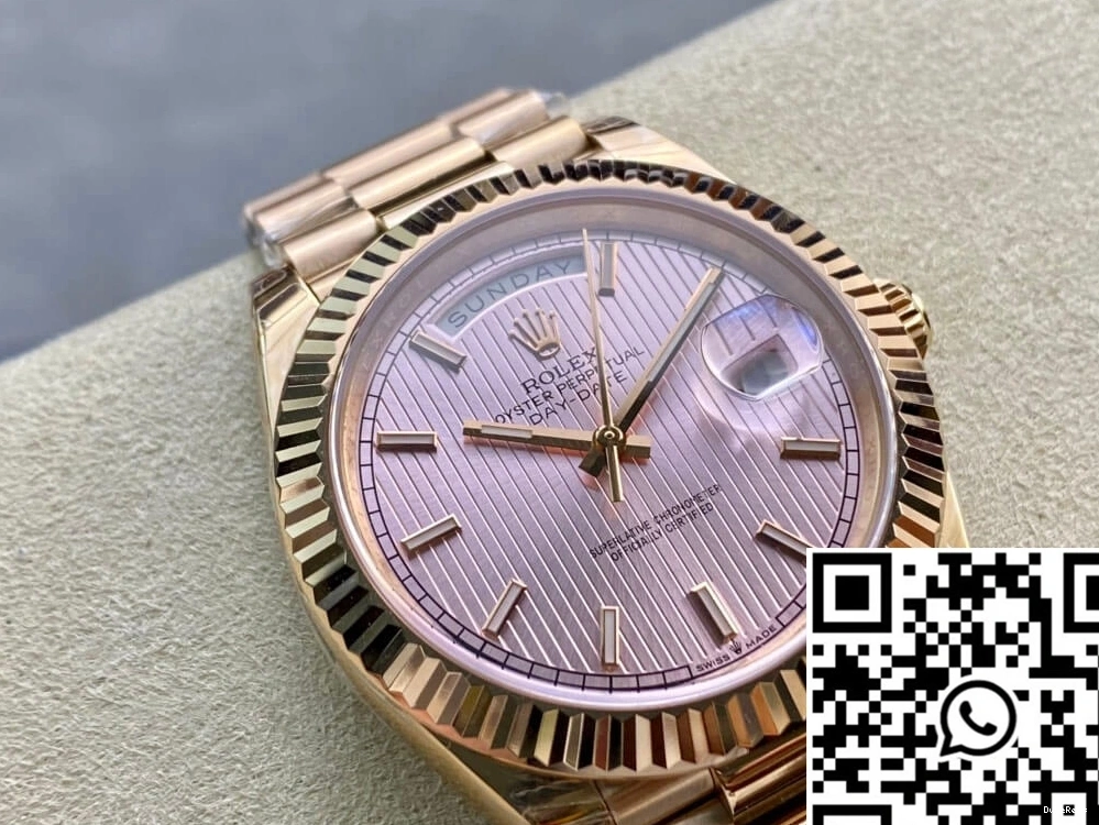 Rose EW Date Gold Factory Rolex M228235-0005 Day 0302